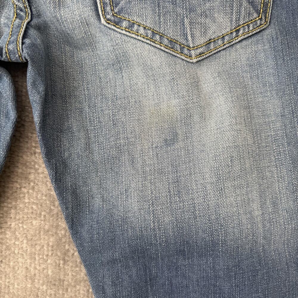Dsquared2 Jeans Mens 29 Blue Straight Leg Distressed Denim Made Italy Designer - Picture 14 of 15